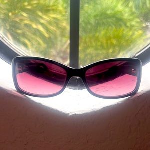 COACH Chelsea (S426) Black Sunglasses Pink Svorwski Crystals (BARBIECORE) 🦋